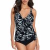 Women * | Original Magicsuit: Chicly Shade Winnie Tankini Top Black/White