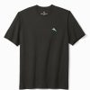 Men * | Low Price Tommy Bahama: Blue Fin Lounge T-Shirt Coal