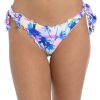 Women * | Exclusive Design Hobie: Palm Beach Side Tie Merrow Hipster Bikini Bottom Multi