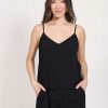 Clothing * | Original Koy Resort: Miami Camisole Top Black