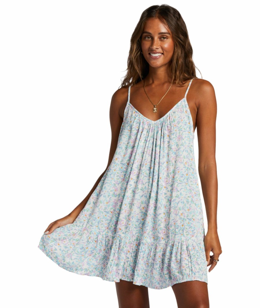 Clothing * | Bargain Sale Billabong: Beach Vibes Tank Dress Scs