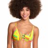 Women * | New Maaji: Magnetic Crate Sporty Bralette Bikini Top Multi