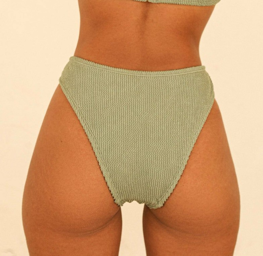 Women * | Attractive Dippin' Daisys: Solid Textured Nocturnal Cheeky Bottom Rtrt