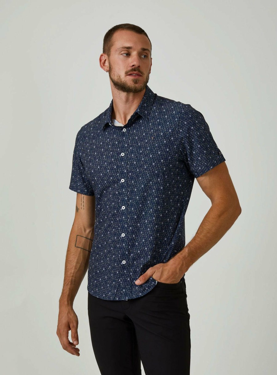 Men * | Special Offers 7 Diamonds: My Universe Short Sleeve Shirt Olive