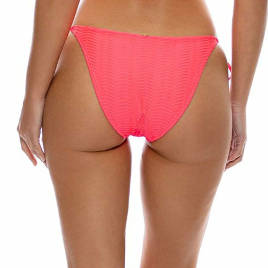 Women * | Special Offers Luli Fama: Hot Topics Full Tie Side Bottom Eltcoral