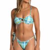 Women * | Low Price Hobie: Plaid Party Front Tie Underwire Bra Multi