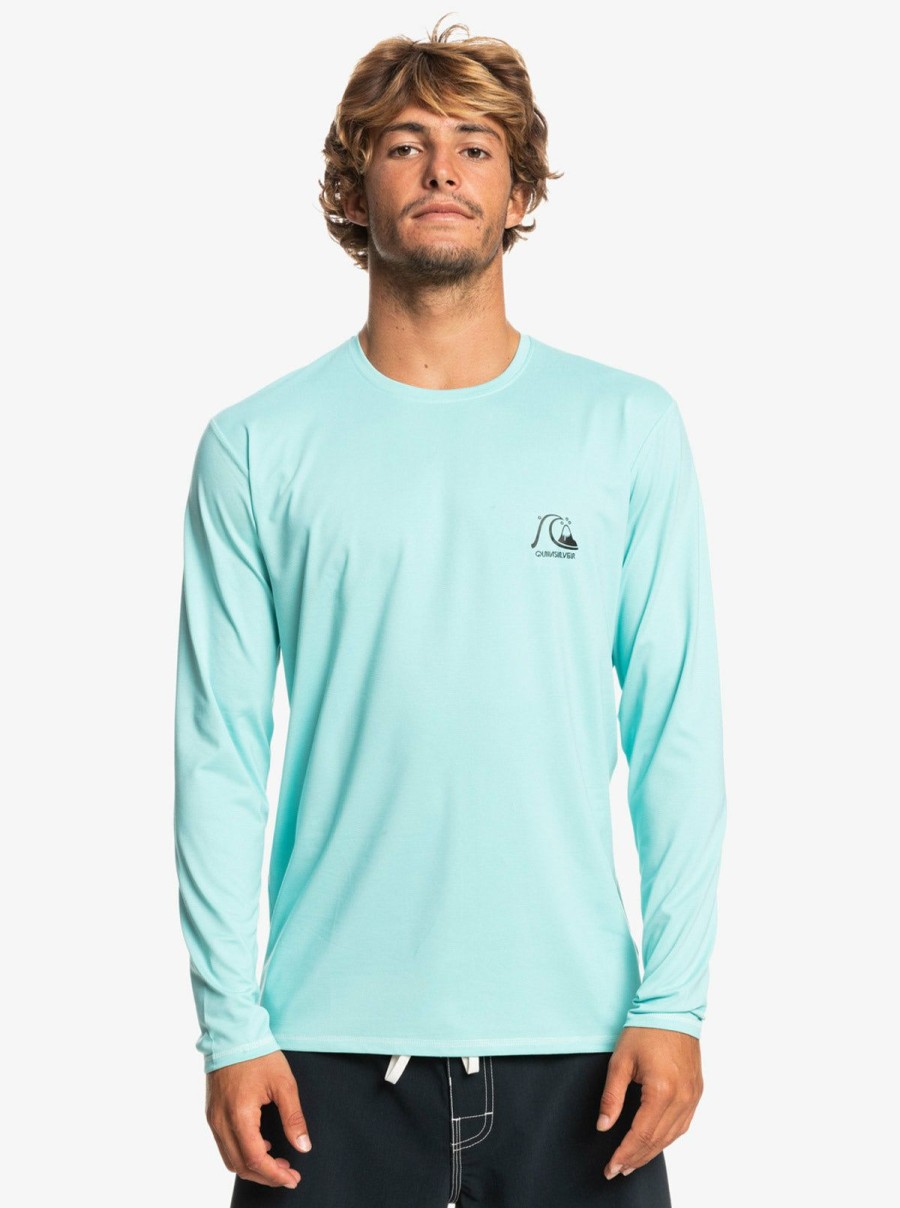 Women * | Online Store Quiksilver: Heritage Heather Long Sleeve Upf 50 Surf Tee Bgdh