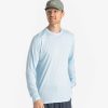 Men * | Store Free Fly: Men'S Bamboo Lightweight Long Sleeve Bluebird