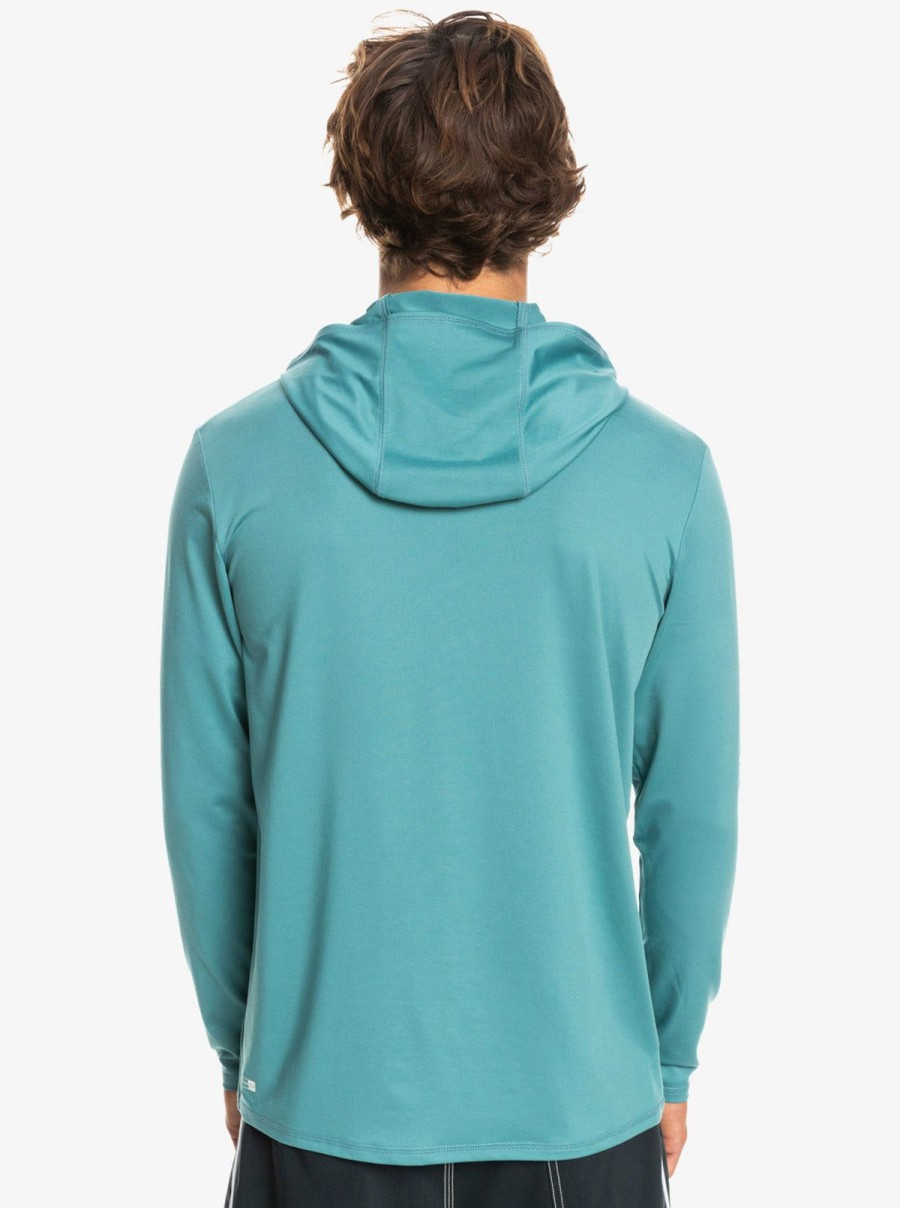 Women * | Low Price Quiksilver: Omni Session Upf 50 Long Sleeve Hooded Surf Tee Blz0