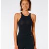 Clothing * | Limited Edition Rip Curl: Premium Rib Solid Tank Black