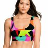 Women * | Original Maaji: Rubik Cube Donna Sporty Bralette Bikini Top Multi