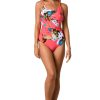 Women * | Exclusive Design Jantzen: One Piece Botanical Beauty Lingerie Mio Coral