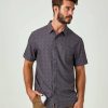 Men * | High Quality 7 Diamonds: Athens Short Sleeve Shirt Charcoal