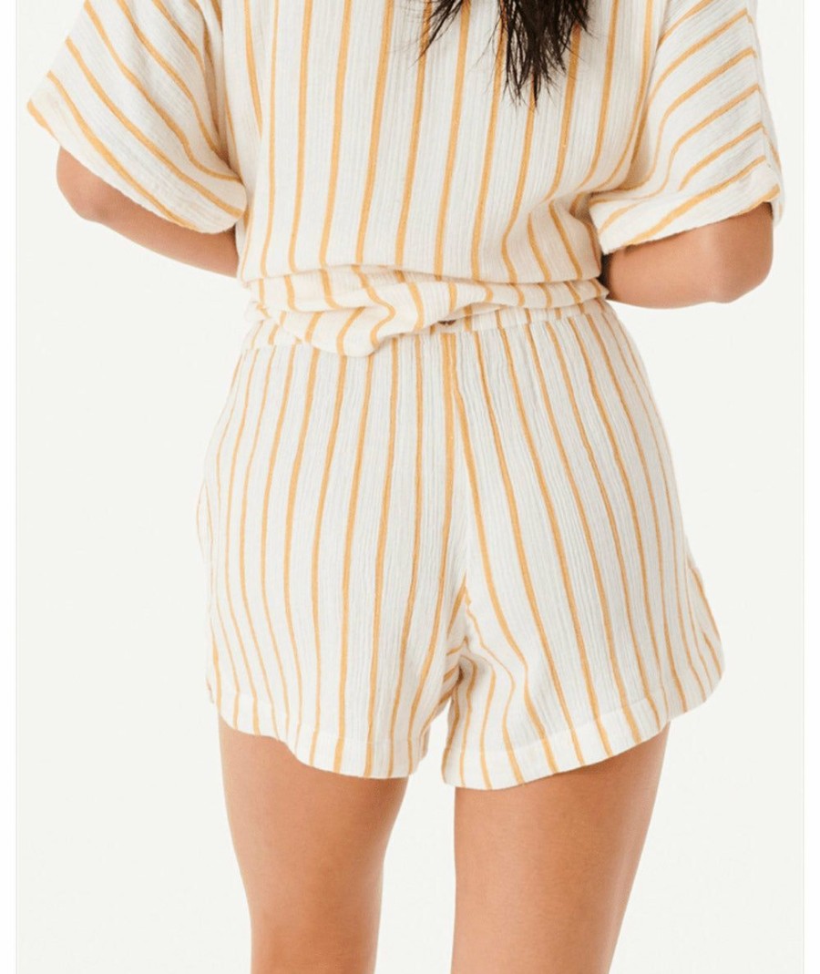 Clothing * | Low Price Rip Curl: Premium Surf Stripe Short Gold