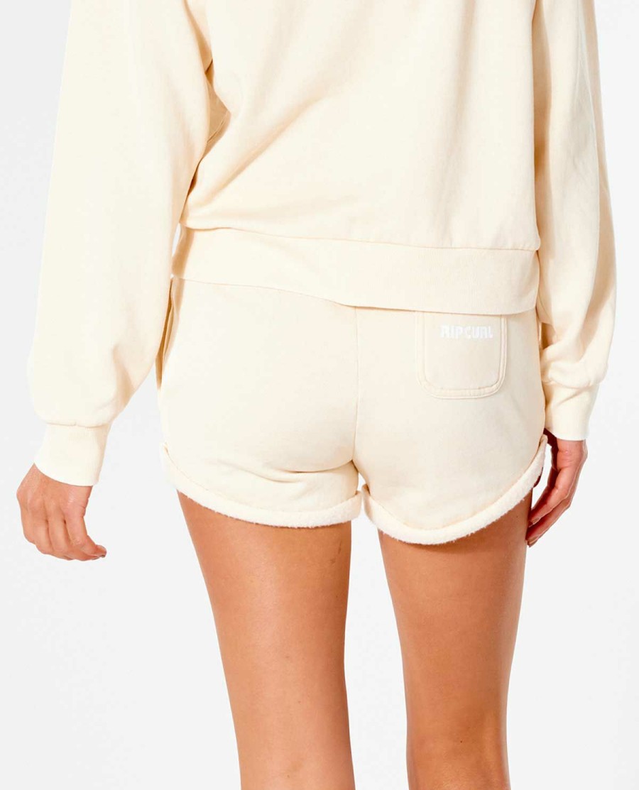 Clothing * | Low Price Rip Curl: Classic Surf Fleece Short Nude