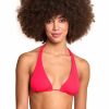 Women * | New Maaji: Cherry Kalima Halter Triangle Bikini Top Red