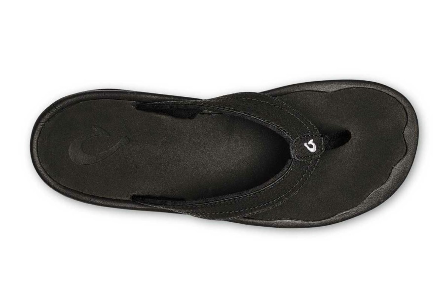 Accessories * | New Olukai: Women'S Ohana Beach Sandals Black/Black