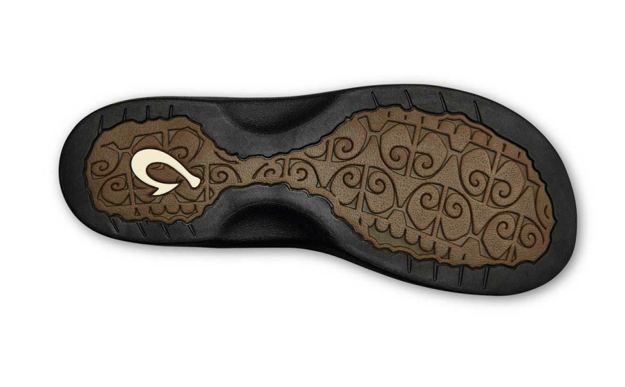 Accessories * | New Olukai: Women'S Ohana Beach Sandals Black/Black