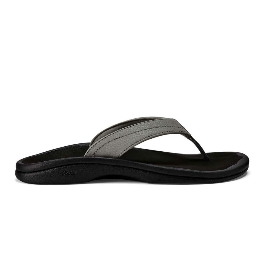 Accessories * | Original Olukai: Women'S Ohana Beach Sandals Chr/Onyx