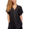 Clothing * | Exclusive Design Jordan Taylor: Button Front Dress Black