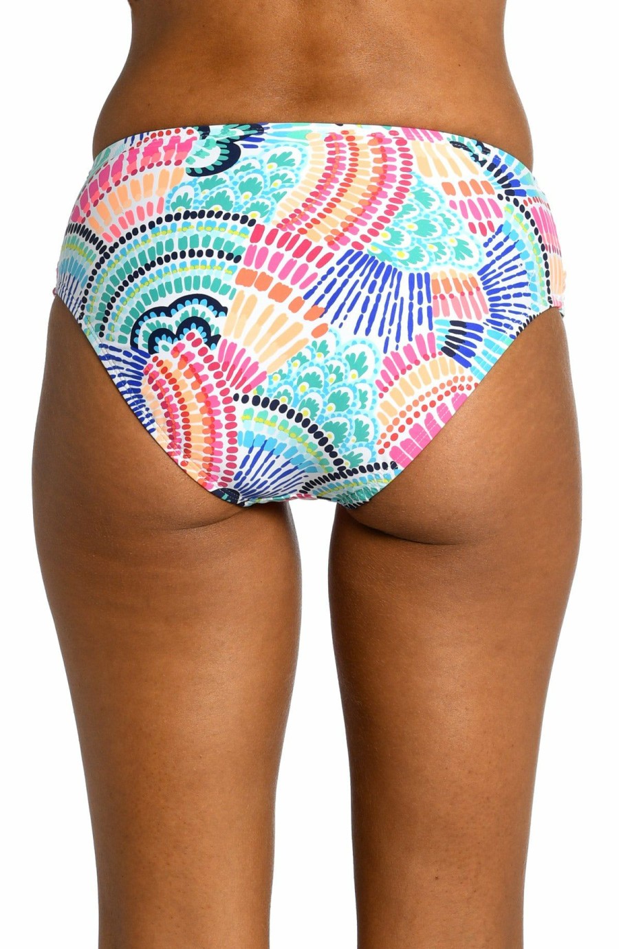 Women * | Limited Edition La Blanca: Waves Of Color Mid Sash Bottom Multi