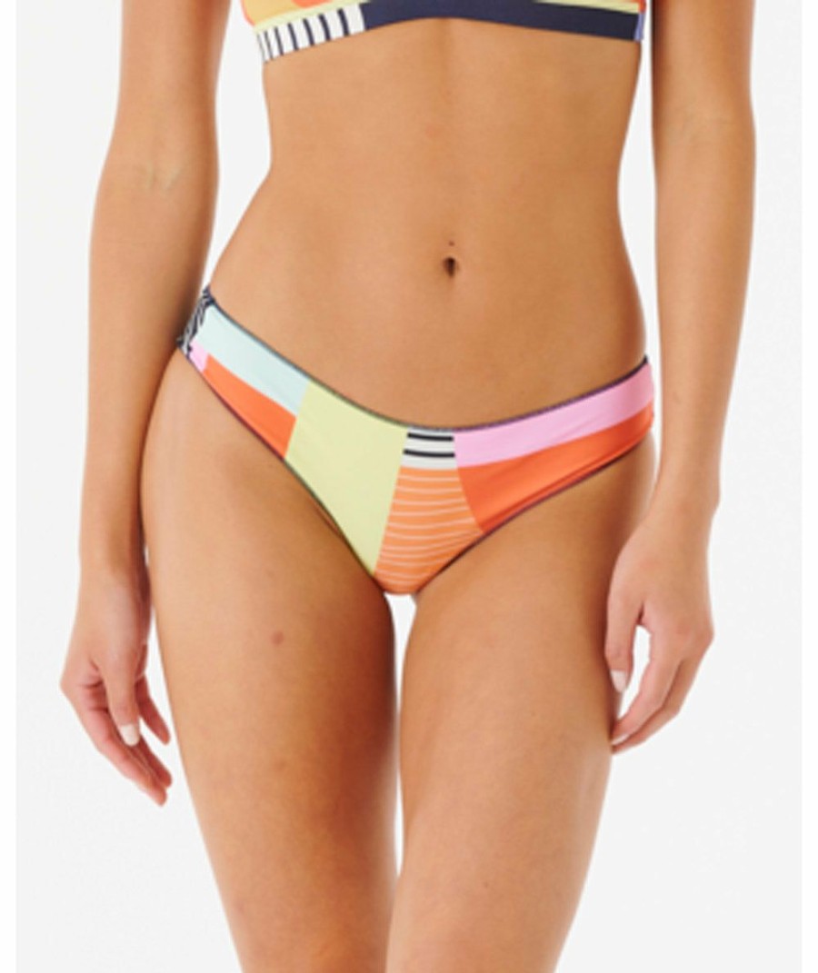 Women * | Original Rip Curl: Day Break Cheeky Hipster Bottom Multi