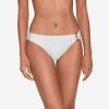 Women * | Opening Sales Lauren: Crochet Ring Front Hipster Bottom White