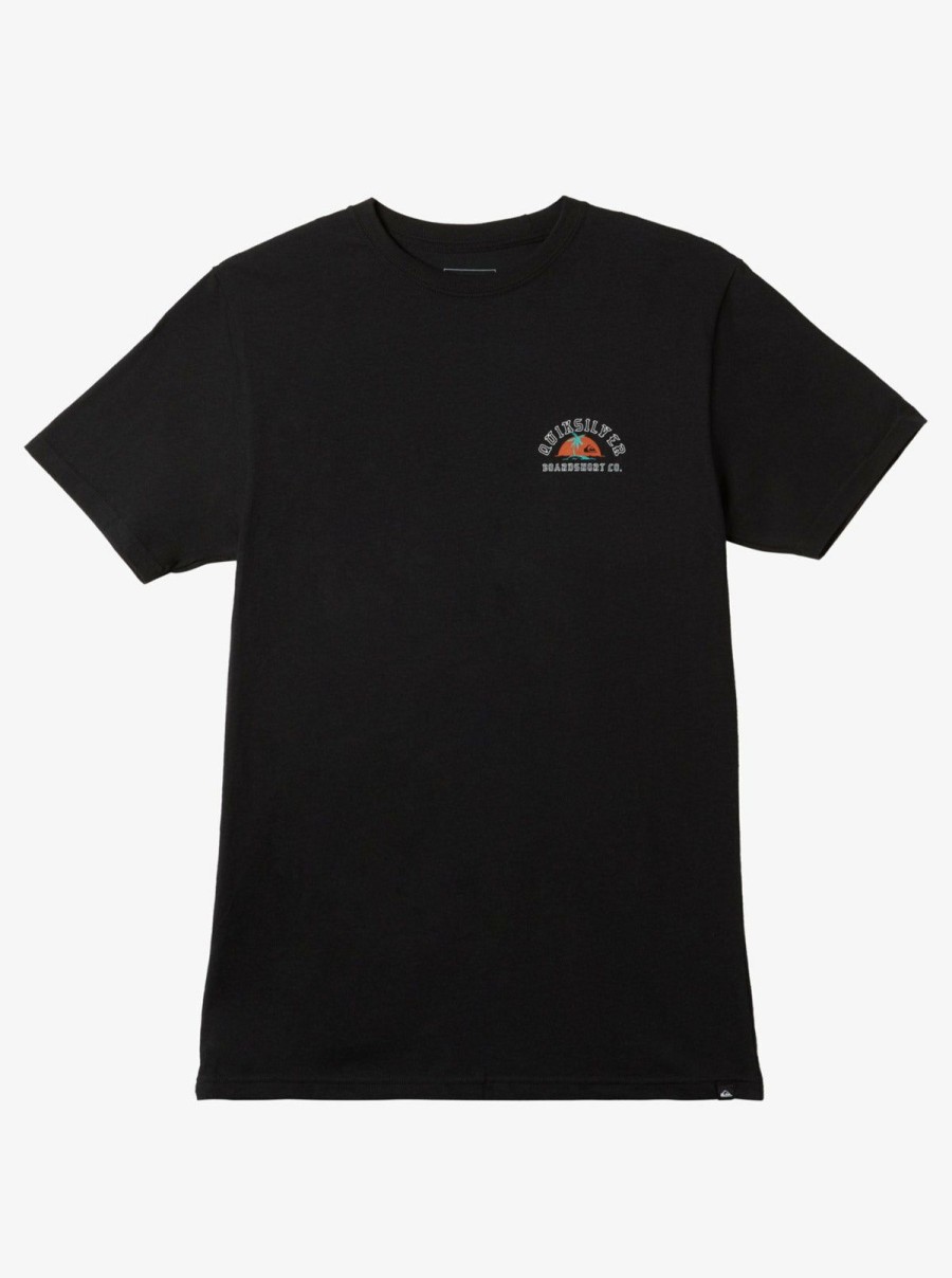 Men * | Store Quiksilver: Alone At Last T-Shirt Black