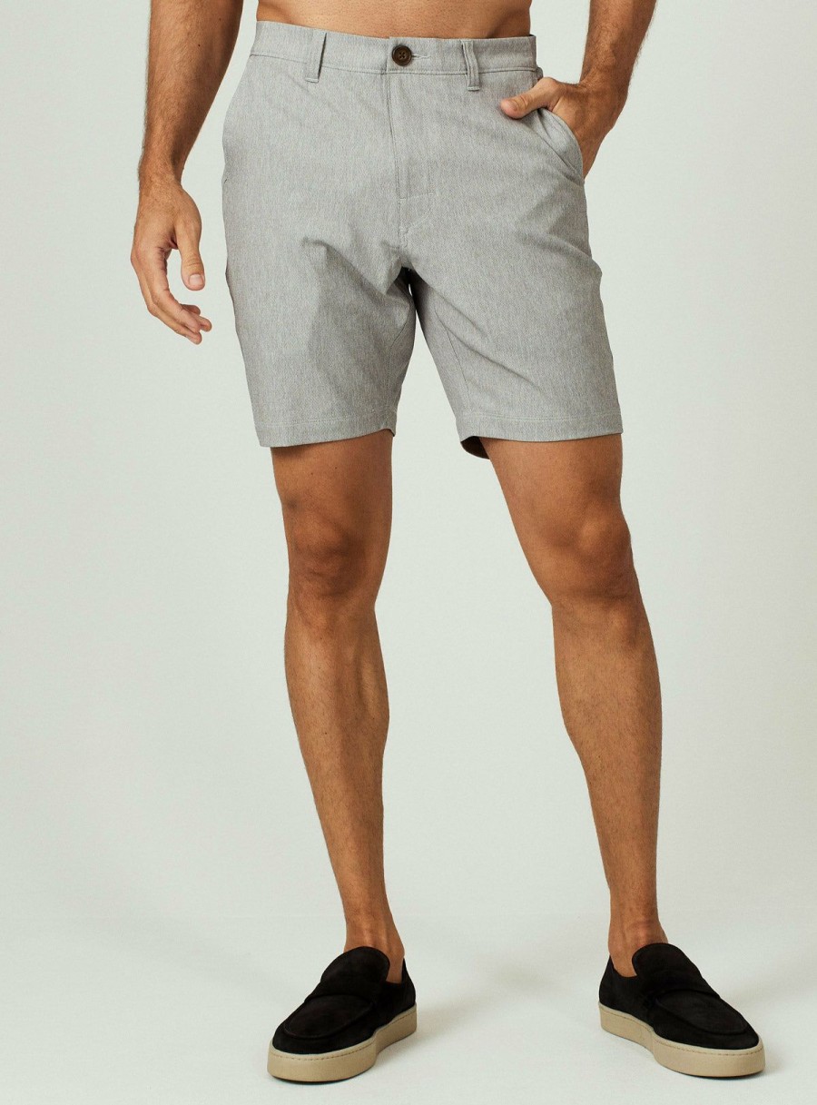 Men * | Bargain Sale 7 Diamonds: Everest 8 Short Lt.Grey