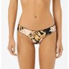 Women * | Official Rip Curl: Sunday Swell Cheeky Hipster Bottom Black