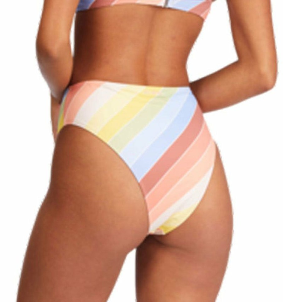 Women * | Low Price Billabong: Brighter Daze Rise High Bikini Bottoms Mul