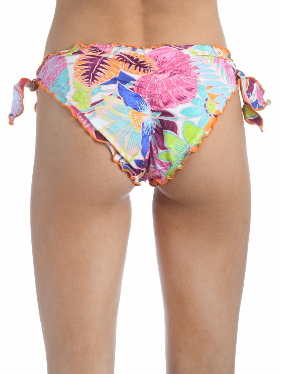 Women * | Exclusive Design Hobie: Bali Hai Side Tie Marrow Hipster Bottom Multi