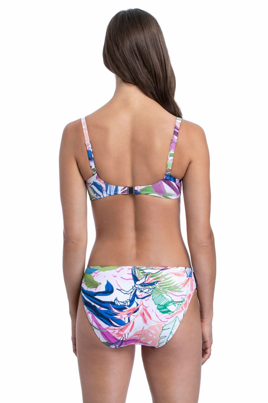 Women * | Online Store Proflie: Club Tropical Underwire D Cup Bra Multi