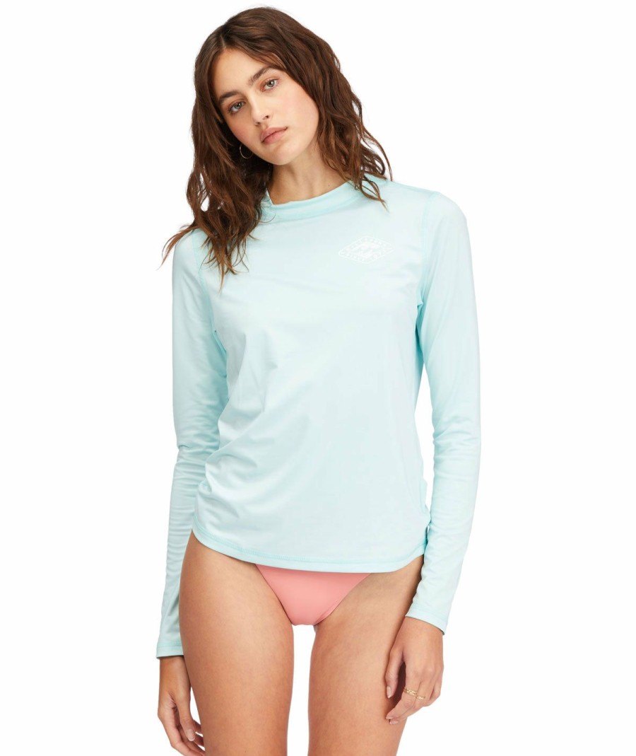 Women * | Opening Sales Billabong: Core Loose Fit Long Sleeve Rashguard Bfv0