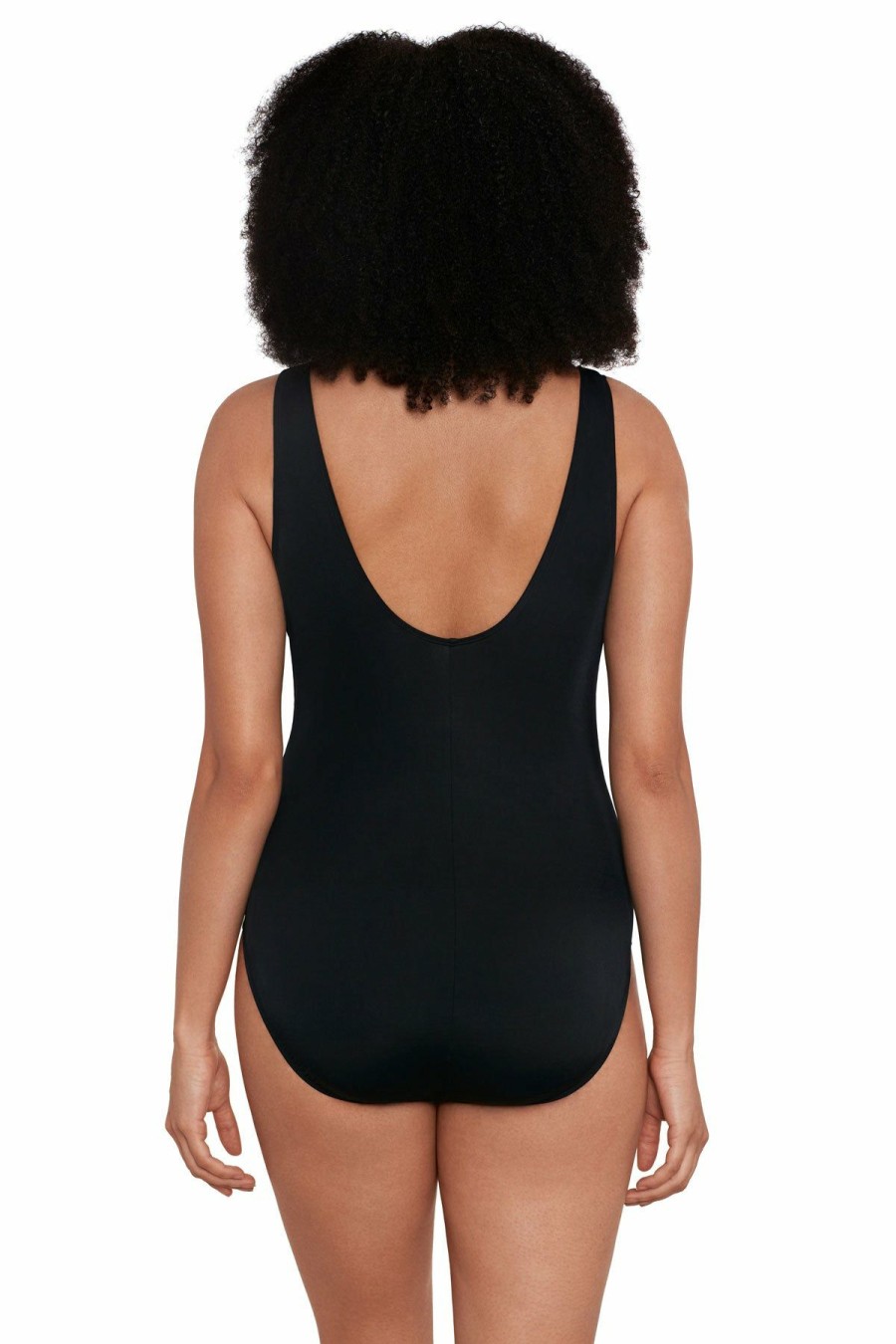 Women * | Opening Sales Longitude: One Piece Side Swipe Ruffle Surplice Swimsuit Multi