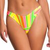 Women * | Exclusive Design Maaji: Magnetic Splendour High Leg Bikini Bottom Multi