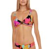 Women * | Original Trina Turk: Gemini Scoop Neck Swim Top Multi