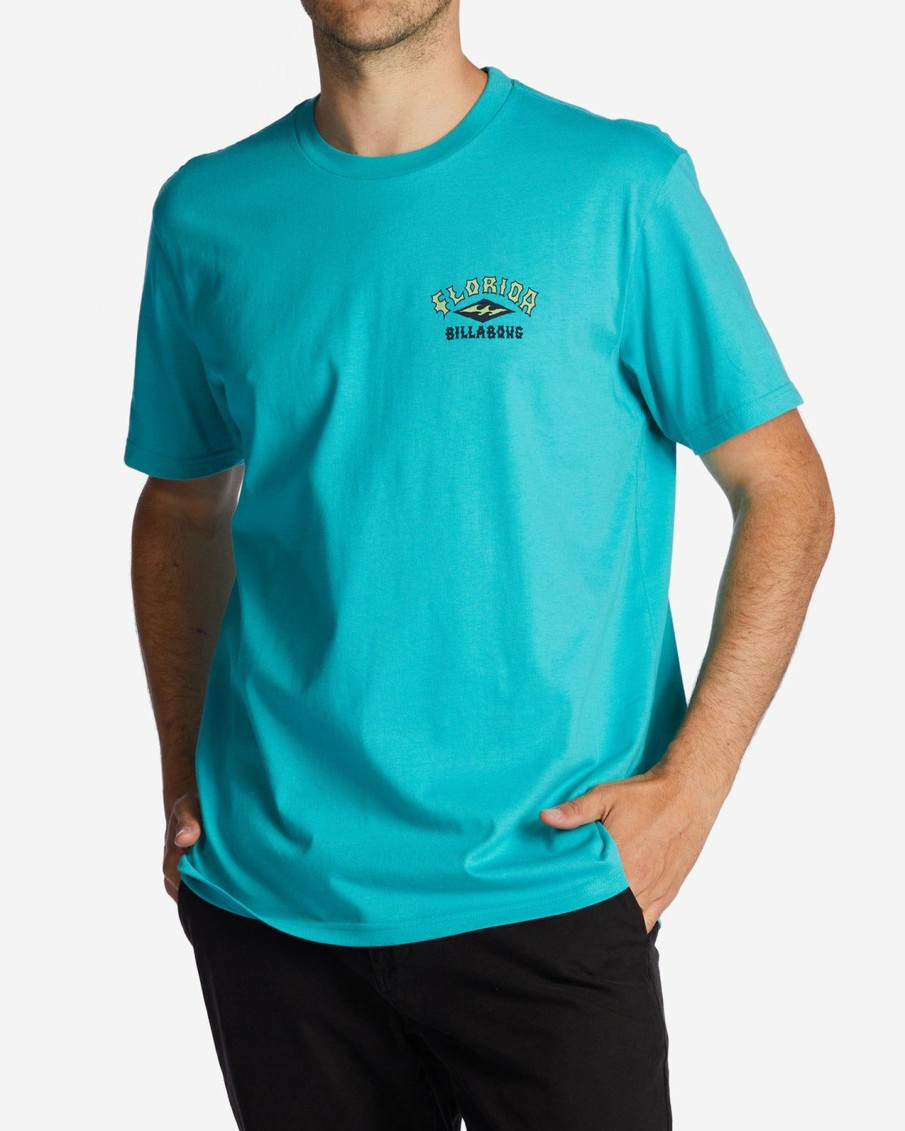 Men * | Bargain Sale Billabong: Florida Arch Sort Sleeve T-Shirt Dmi