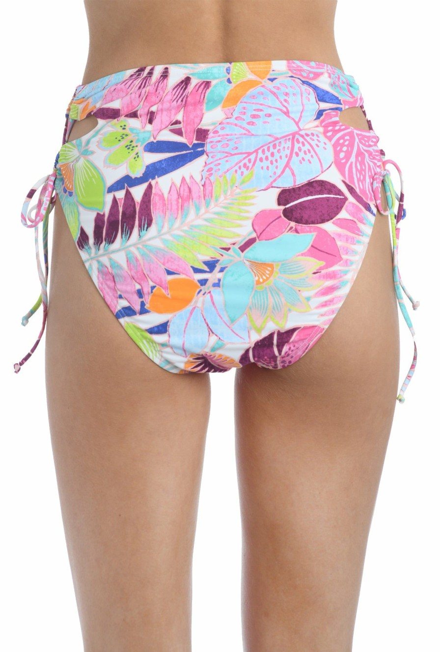 Women * | Attractive Hobie: Bali Hai Laced Up High Waist Bottom Multi