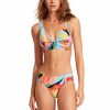 Women * | Official Seafolly: Tropfest Longline Tri Bikini Top Aqua