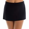 Women * | New Magicsuit: Solid Jersey Tennis Skirt Black