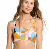 Women * | Exclusive Design Maaji: Picasso Izzy Sporty Bralette Bikini Top Multi