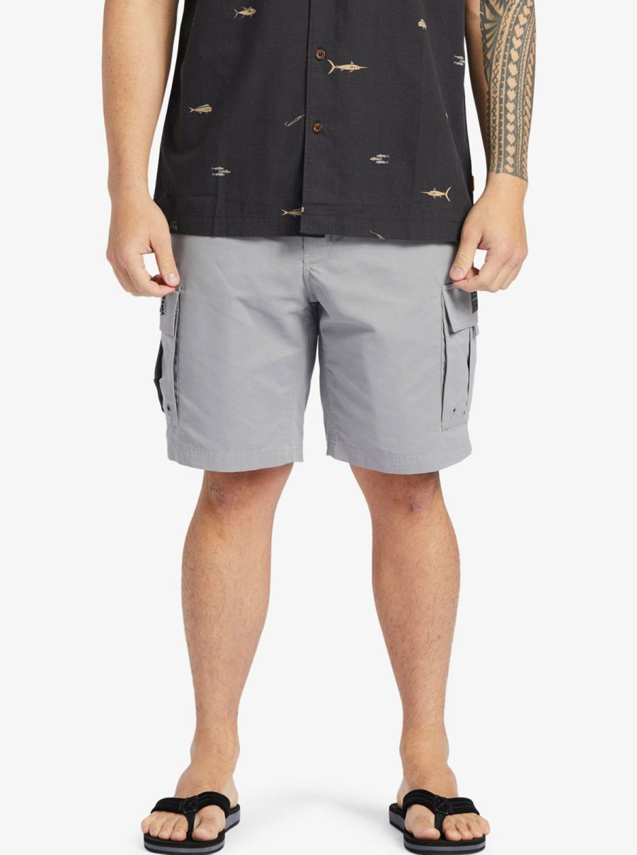 Men * | Unique Quiksilver: Waterman Maldive Atoll 20 Cargo Shorts Skg0