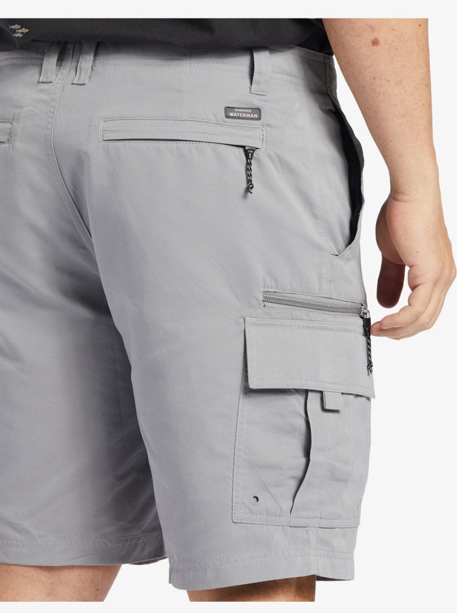 Men * | Unique Quiksilver: Waterman Maldive Atoll 20 Cargo Shorts Skg0