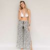 Clothing * | Sale Online J.Valdi: Bali Fly Away Beach Pant Blk/Ivry