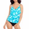 Women * | Online Store Magicsuit: Woodstock Chloe Tiered Tankini Top Malibu