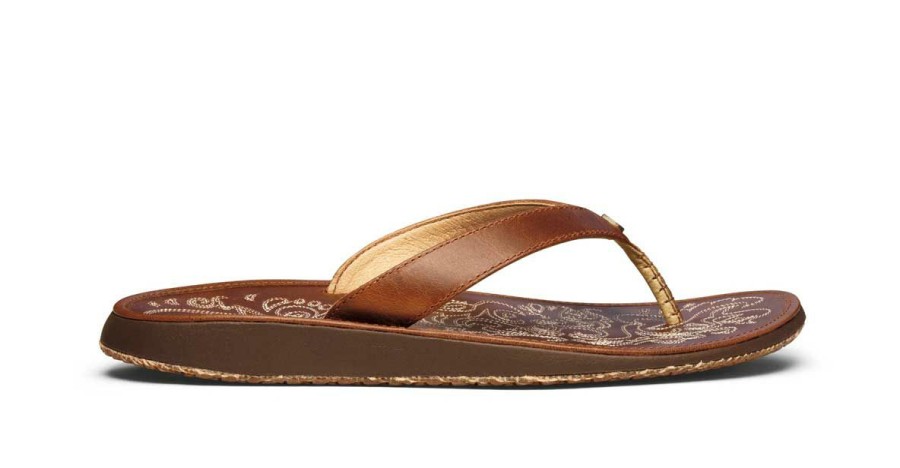 Accessories * | Low Price Olukai: Women'S Panilo Beach Sandals Nat/Nat