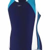 Kids * | Limited Edition Speedo: Girls One Piece Infinity Splice Tank Deep Water