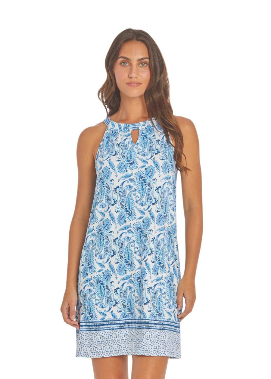 Clothing * | Bargain Sale Cabana Life: Ton Sleeveless Shift Dress Charles