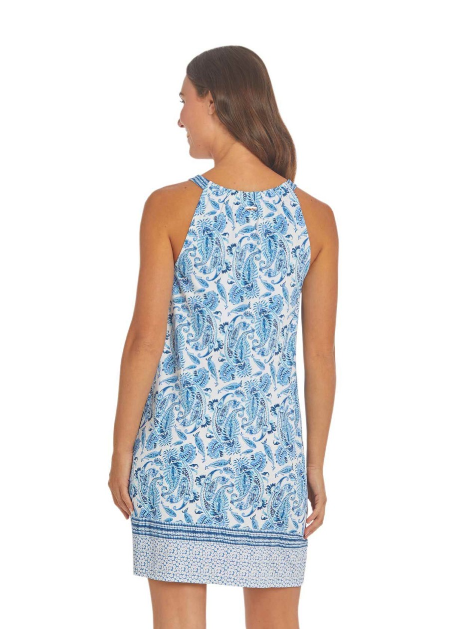 Clothing * | Bargain Sale Cabana Life: Ton Sleeveless Shift Dress Charles